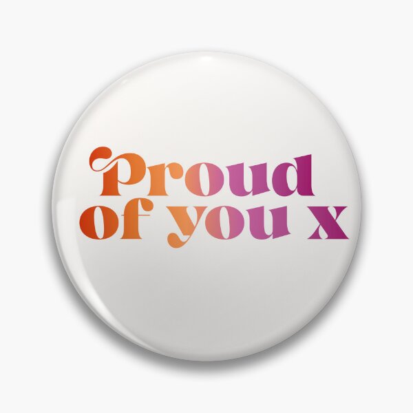 Item preview, Proud of you LGBT wlw lesbian pride support art designed and sold by QuillPrints.