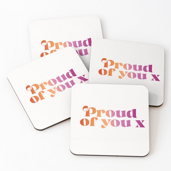 Item preview, Proud of you LGBT wlw lesbian pride support art designed and sold by QuillPrints.