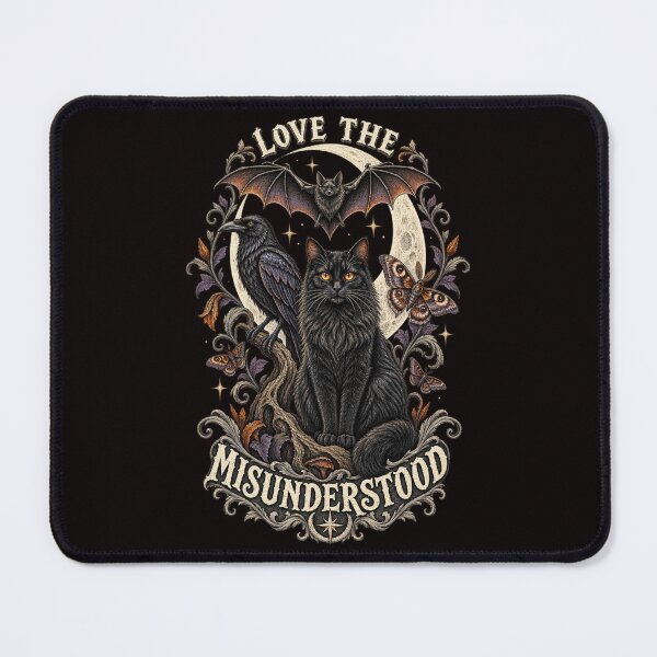 Item preview, Love the Misunderstood Gothic Animal Engraving designed and sold by FrameFlow.