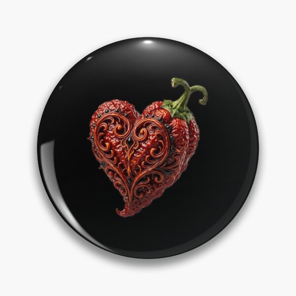 Item preview, The Chili Heart designed and sold by The Iconic Minimalist.
