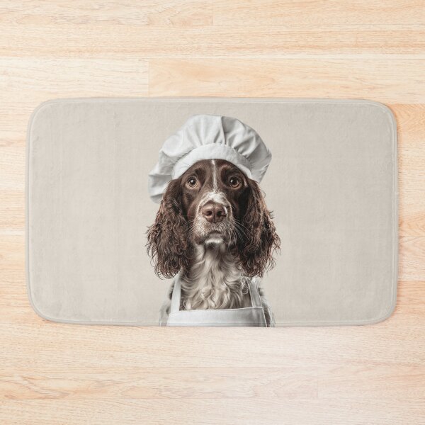 Item preview, Field Spaniel Chef Dog Funny Cooking Apron Hat Cute Pet Portrait designed and sold by LazyOwlStore.