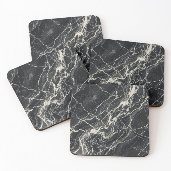 Item preview, Black Marble Study – Dramatic Abstract Stone Texture designed and sold by Zaramodo.