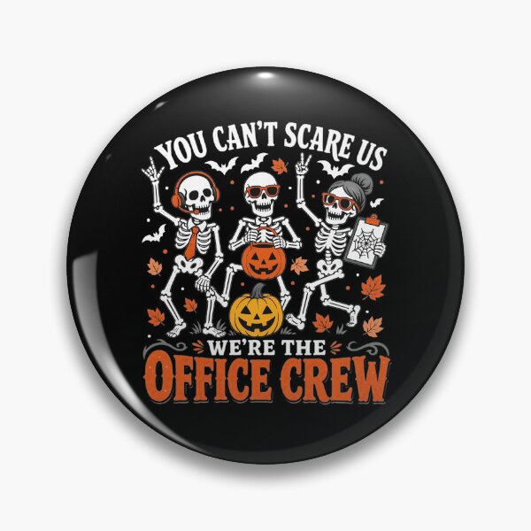Item preview, Office Crew Skeleton Dancing Halloween School Secretary designed and sold by clothesy7.