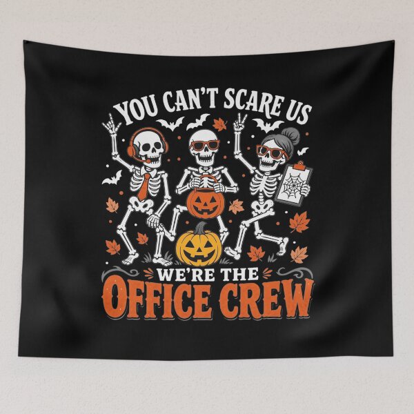 Item preview, Office Crew Skeleton Dancing Halloween School Secretary designed and sold by clothesy7.