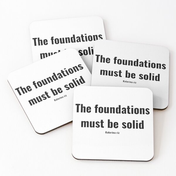 Item preview, The foundations must be solid designed and sold by SparkAndFreee.