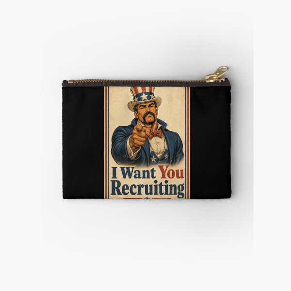 Item preview, I Want You Recruiting Funny Vintage Daddy Poster designed and sold by BearLoveDesign.