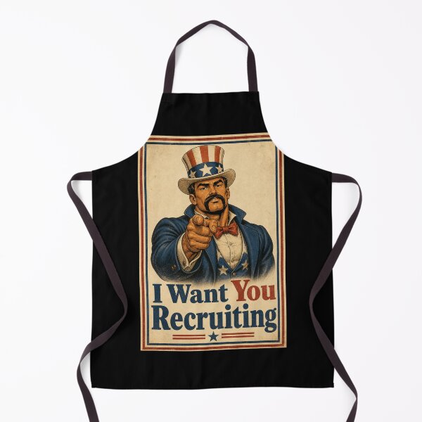 Item preview, I Want You Recruiting Funny Vintage Daddy Poster designed and sold by BearLoveDesign.