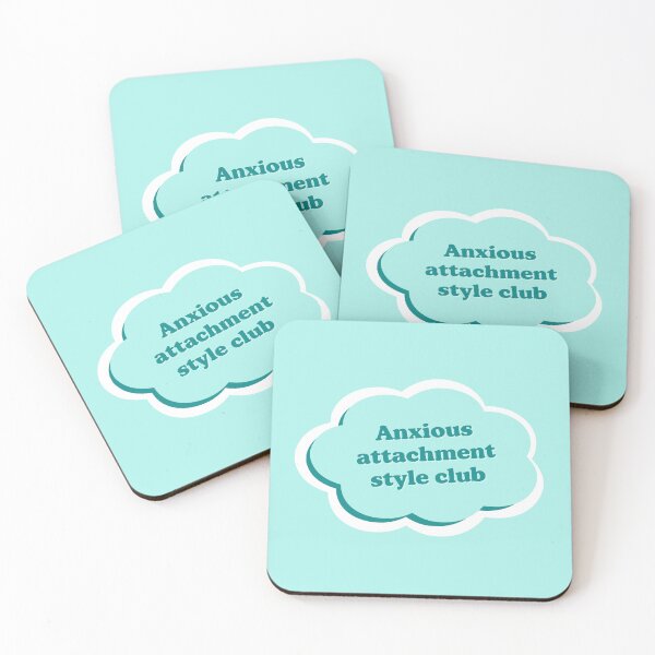 Item preview, Anxious Attachment Style Club designed and sold by Cute-Chaotic-Co.