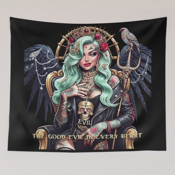 Item preview, Feathered Throne Gothic Crown Halo designed and sold by Voodoo Store Paranormal Collections.