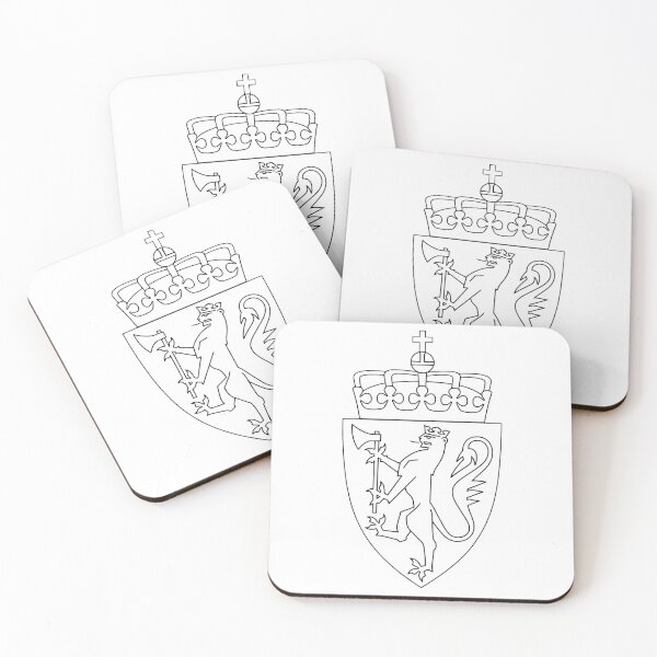 Item preview, Norwegian Royal Coat of Arms - Heraldry design  designed and sold by lachataigne.