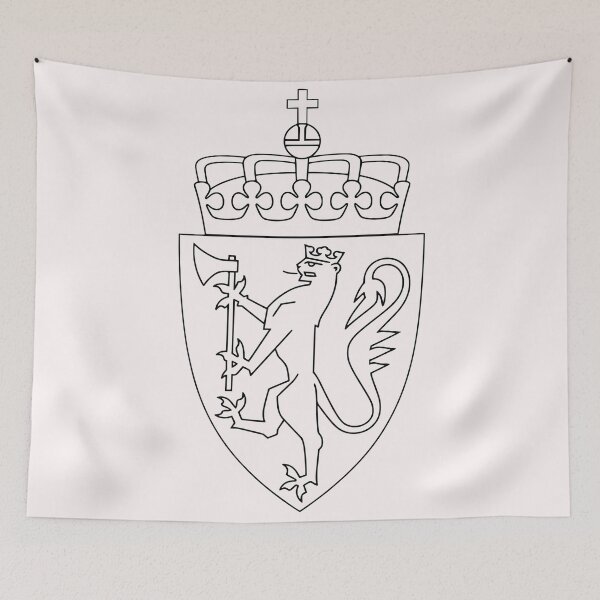 Item preview, Norwegian Royal Coat of Arms - Heraldry design  designed and sold by Heraldry design.