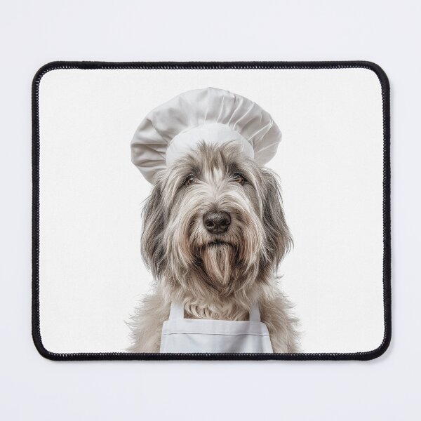 Item preview, Briard Chef Dog Funny Cooking Apron Hat Cute Pet Portrait designed and sold by LazyOwlStore.