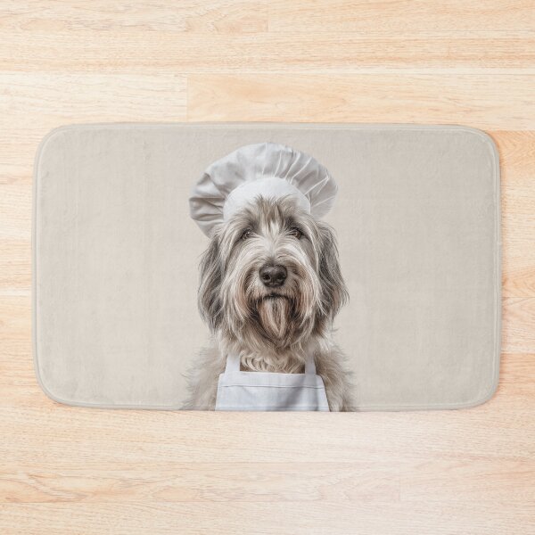 Item preview, Briard Chef Dog Funny Cooking Apron Hat Cute Pet Portrait designed and sold by LazyOwlStore.