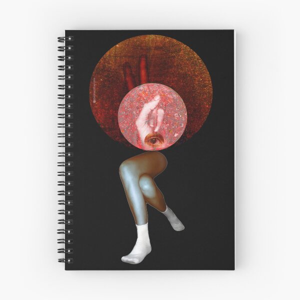 Item preview, Conceptual Surrealist Eye and Legs Collage - Vintage Circular Artwork designed and sold by MAMA.art.Rio <Marsailhe_Milward>.