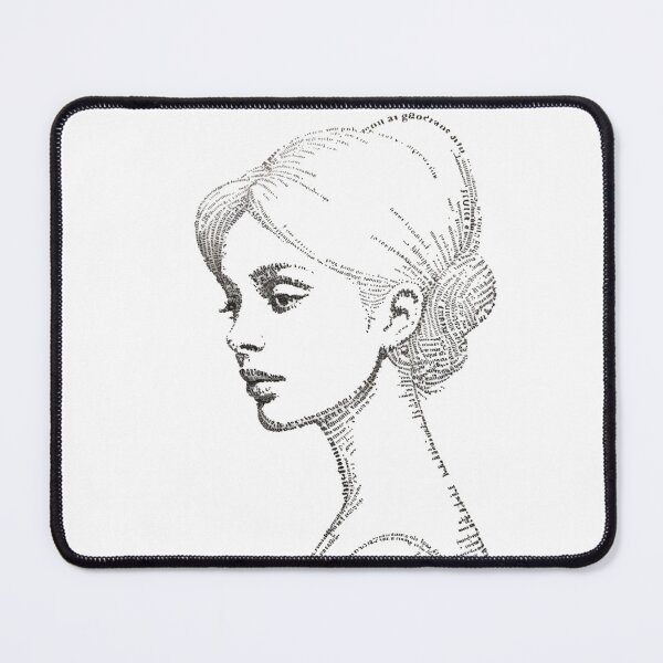 Item preview, Lady letter — Monochrome Minimalism designed and sold by ErgTime.