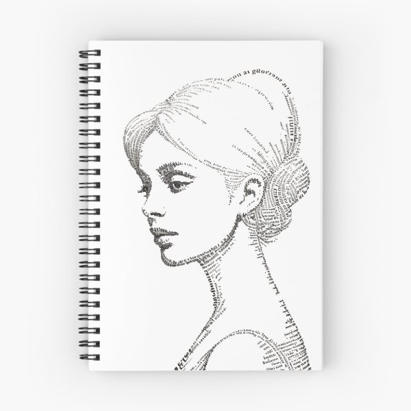 Item preview, Lady letter — Monochrome Minimalism designed and sold by ErgTime.