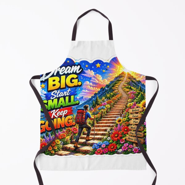 Item preview, Dream Big. Start Small. Keep Going. – Motivational Success Journey designed and sold by New Wave Artworks & Odds &Ends.