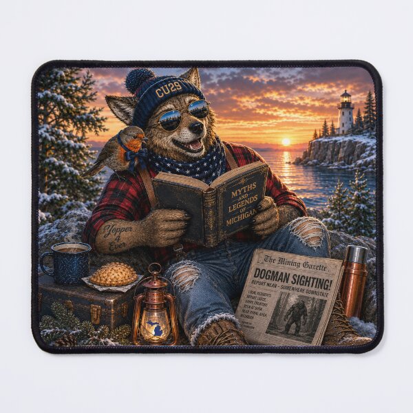 Item preview, Dogman of Michigan designed and sold by FreshWaterWares.