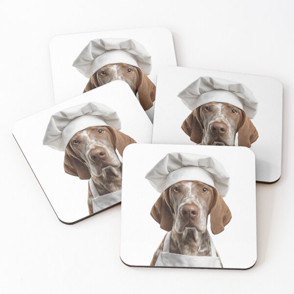 Item preview, Bracco Italiano Chef Dog Funny Cooking Apron Hat Cute Pet Portrait designed and sold by LazyOwlStore.