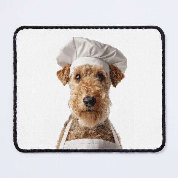Item preview, Lakeland Terrier Chef Dog Funny Cooking Apron Hat Cute Pet Portrait designed and sold by LazyOwlStore.
