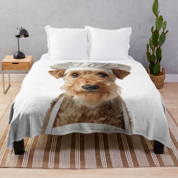 Item preview, Lakeland Terrier Chef Dog Funny Cooking Apron Hat Cute Pet Portrait designed and sold by LazyOwlStore.