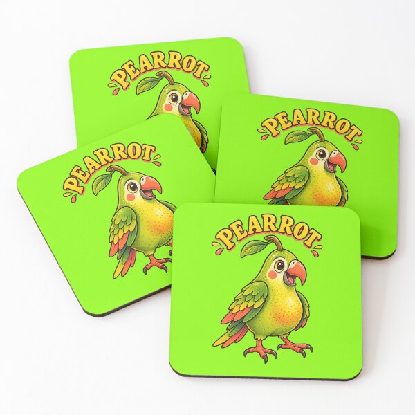 Item preview, Pearrot Cute Funny Pear Parrot Pun Art designed and sold by SVox.