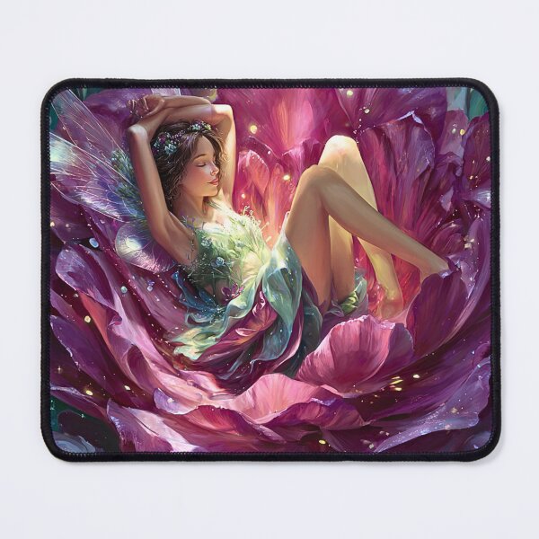 Item preview, Dreamy Fairy Resting In Bloom designed and sold by Storybook Botanica.
