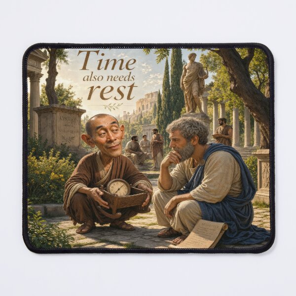 Item preview, Time Also Needs Rest Philosophy Gifts designed and sold by The Brother Wu Collection.