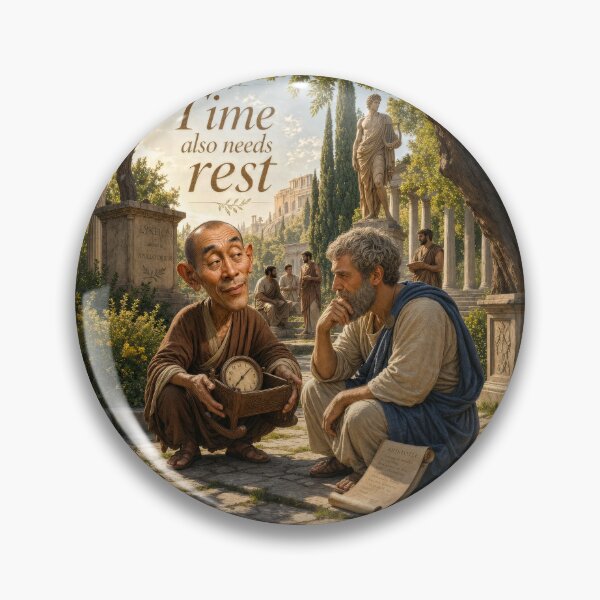 Item preview, Time Also Needs Rest Philosophy Gifts designed and sold by The Brother Wu Collection.