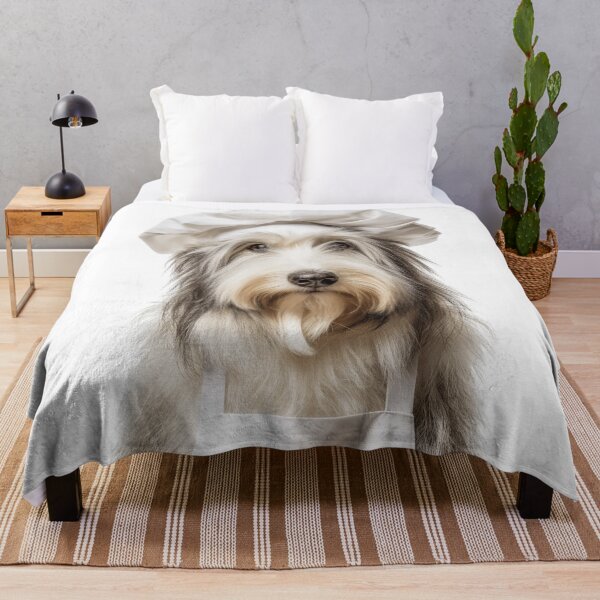 Item preview, Bearded Collie Chef Dog Funny Cooking Apron Hat Cute Pet Portrait designed and sold by LazyOwlStore.