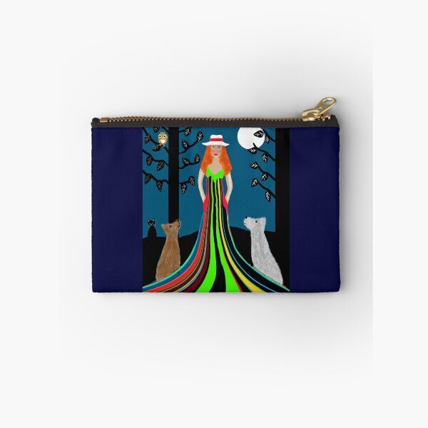 Item preview, Woman in Rainbow Dress Under Moonlight designed and sold by Elaine M Hayward .