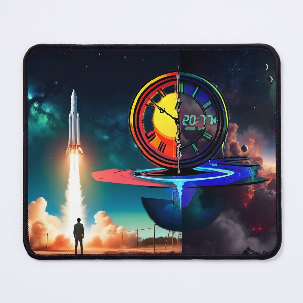 Item preview, Rocket Launch to Deep Space - Cosmic Time Portal Odyssey designed and sold by Daniela`s shop.