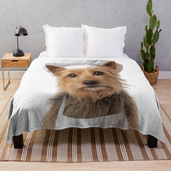 Item preview, Australian Terrier Chef Dog Funny Cooking Apron Hat Cute Pet Portrait designed and sold by LazyOwlStore.
