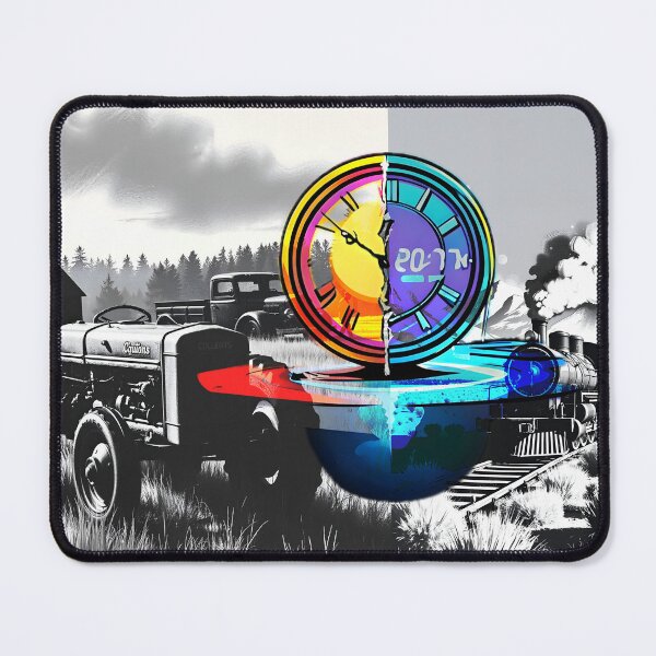 Item preview, Time Traveler Vortex Surreal Retro Art designed and sold by Daniela`s shop.