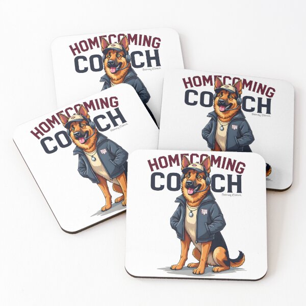 Item preview, GERMAN SHEPHERD HOMECOMING COACH FOOTBALL SPORTS DOG designed and sold by PawsStudioAU.