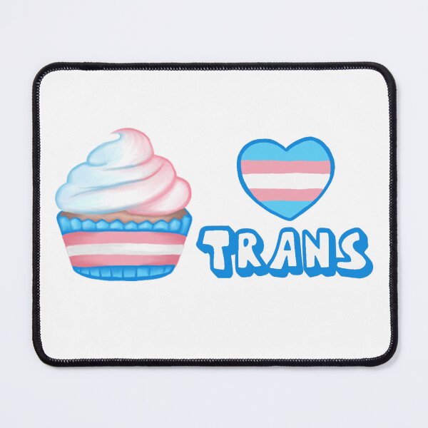Item preview, Transgender ( Trans ) Heart Cupcake designed and sold by HistoryHounds.