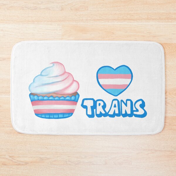 Item preview, Transgender ( Trans ) Heart Cupcake designed and sold by HistoryHounds.