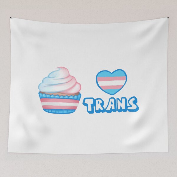 Item preview, Transgender ( Trans ) Heart Cupcake designed and sold by HistoryHounds.