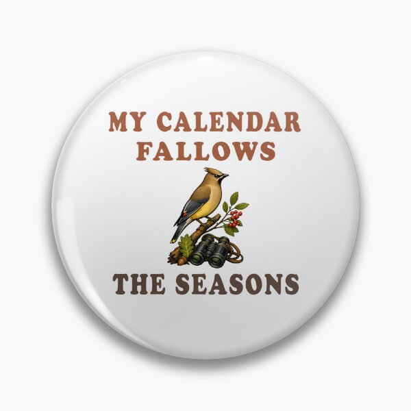 Item preview, My Calendar Follows the Seasons | Vintage Birdwatcher Lifestyle Design designed and sold by Mambila.
