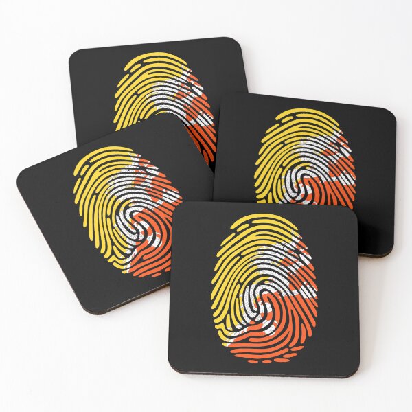 Item preview, Bhutan Flag Fingerprint Identity | Bhutanese DNA Heritage Graphic designed and sold by NTGUILTY.