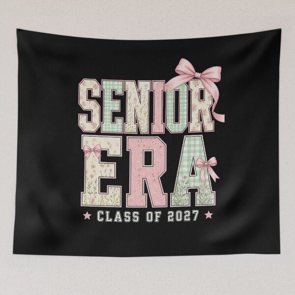 Item preview, Senior 2027 Class of 2027 Graduation Senior 27 Pastel Floral Coquette Bow designed and sold by CalmDownZone ⭐️⭐️⭐️⭐️⭐️.