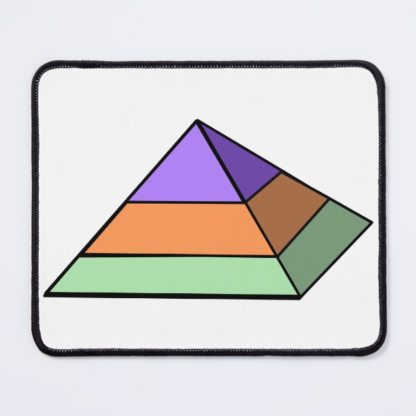 Item preview, Pyramid Secondary Colours Pastel designed and sold by HarveyHandcraftsandDesigns.