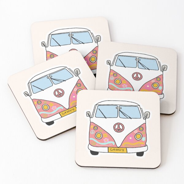 Item preview, Pink Hippie Van designed and sold by Cute-Chaotic-Co.