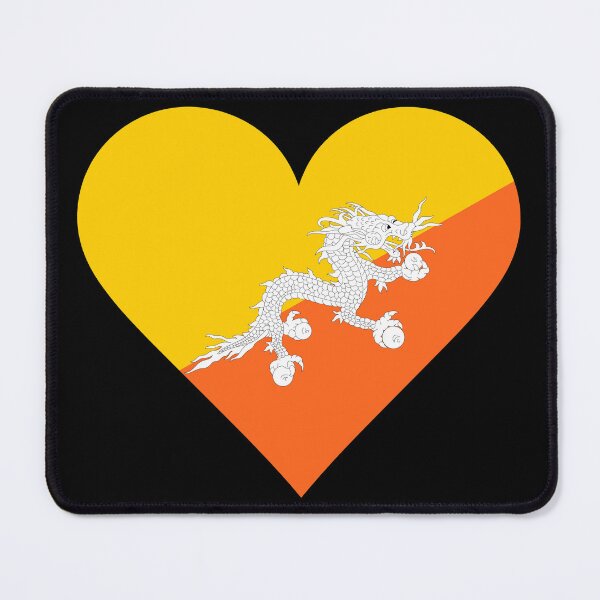 Item preview, Bhutan Heart Flag Graphic | I Love Bhutan Patriotic Symbol designed and sold by NTGUILTY.