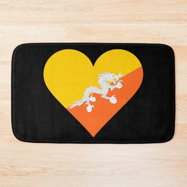 Item preview, Bhutan Heart Flag Graphic | I Love Bhutan Patriotic Symbol designed and sold by NTGUILTY.