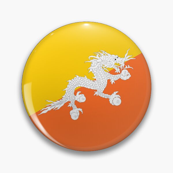 Item preview, Round Bhutan Flag Icon | Circular Bhutanese Flag Button Element designed and sold by NTGUILTY.