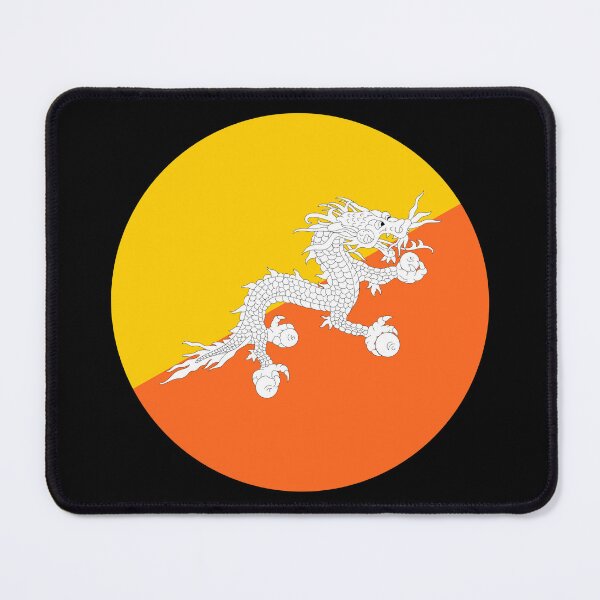 Item preview, Round Bhutan Flag Icon | Circular Bhutanese Flag Button Element designed and sold by NTGUILTY.