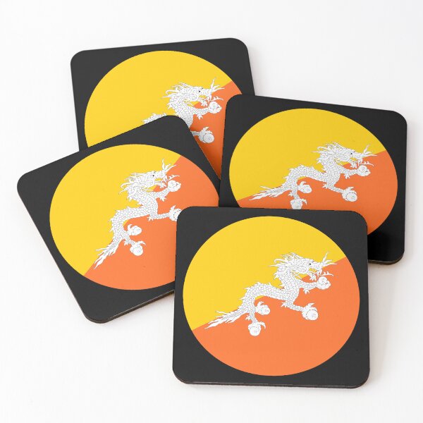 Item preview, Round Bhutan Flag Icon | Circular Bhutanese Flag Button Element designed and sold by NTGUILTY.