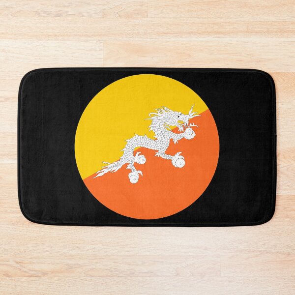 Item preview, Round Bhutan Flag Icon | Circular Bhutanese Flag Button Element designed and sold by NTGUILTY.