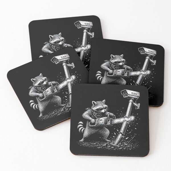 Item preview, Anti-Flock Raccoon - Anti Surveillance Camera Rebel Meme designed and sold by Rahamkshop.